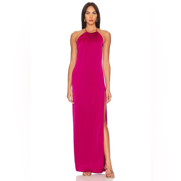 Katie May Cher Pink Maxi Dress Medium B2472 - Picture 1 of 6